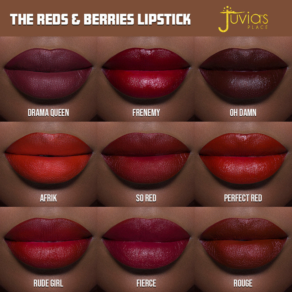 The Reds & Berries Velvety Matte Lipsticks